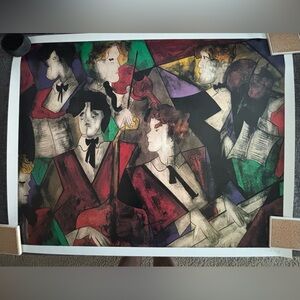 Grand Orchestre Seriolithograph by Le Kinff